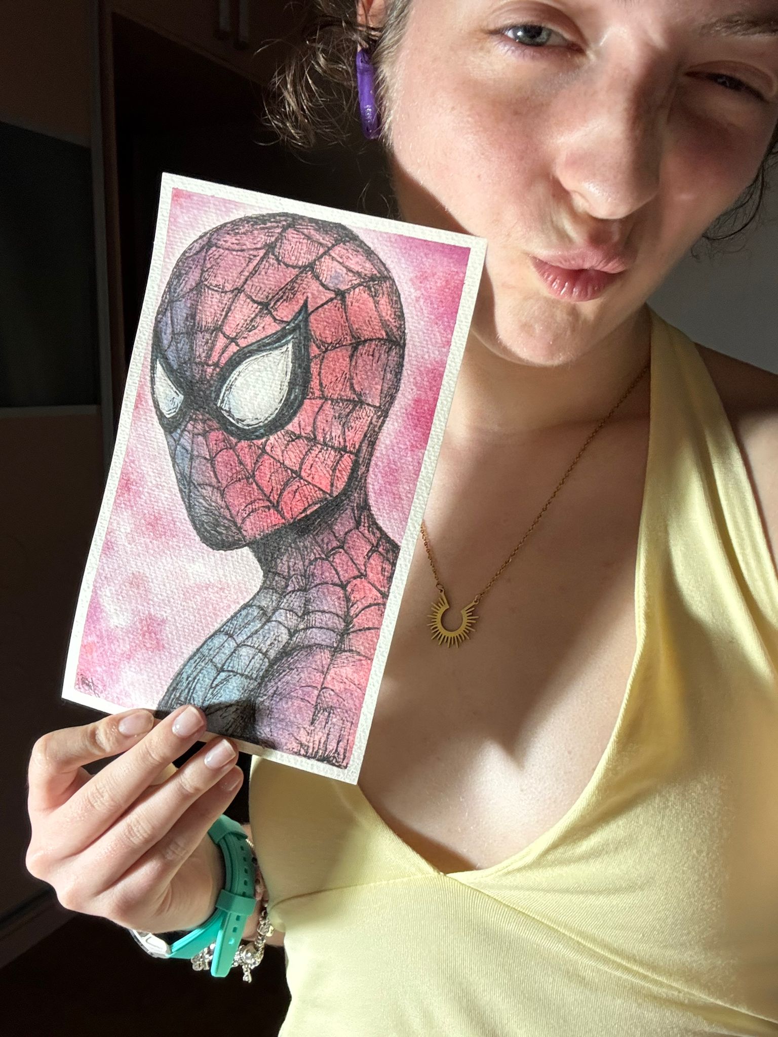 spiderman y ella